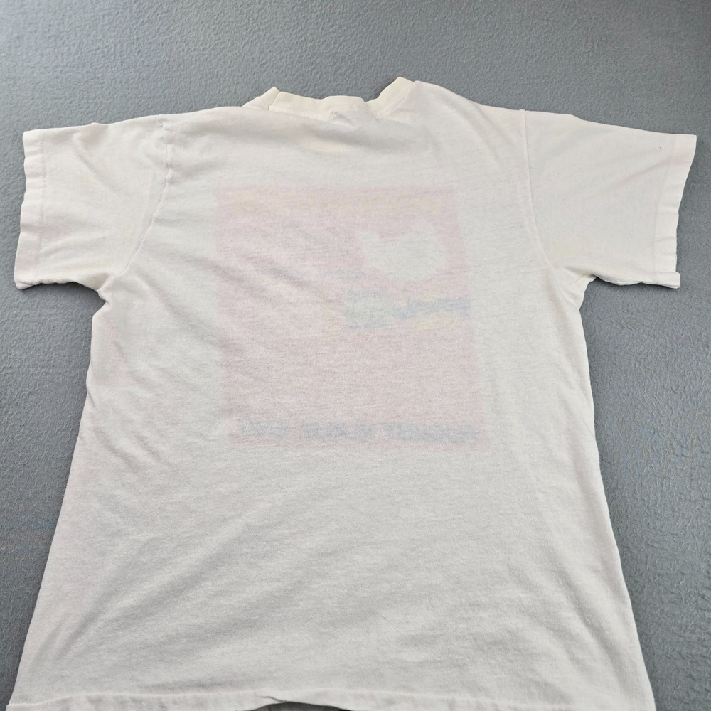 Vintage STAINS Woodstock 1969 Festival T-Shirt Hanes Single Stitch Medium USA - Picture 6 of 7